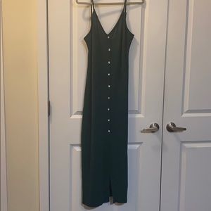 Dark Green Midi Dress